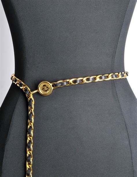 chanel women's belts macys|Chanel chain belts for women.